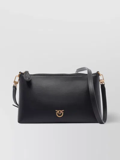 PINKO MINI FLAT HORIZONTAL POCHETTE WITH GOLD-TONE HARDWARE