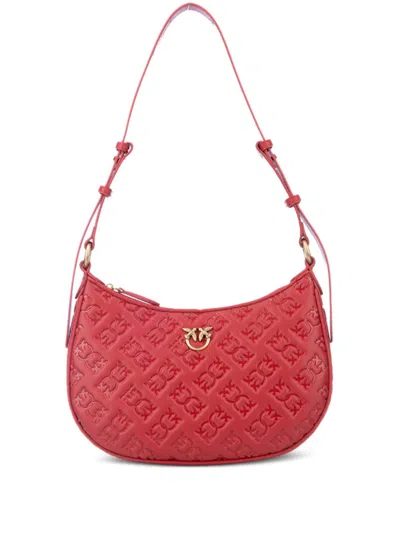 PINKO MONOGRAM-PATTERN SHOULDER BAG