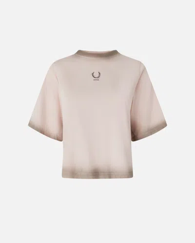 PINKO REIMAGINE BY PINKO X PATRICK MCDOWELL WIDE T-SHIRT WITH HORSESHOE