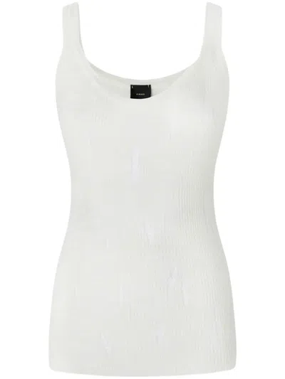 PINKO RIPPED TANK TOP