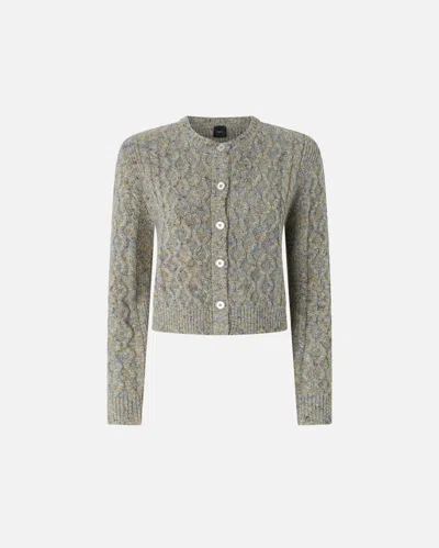 PINKO CARDIGAN EN MAILLE MULTICOLORE