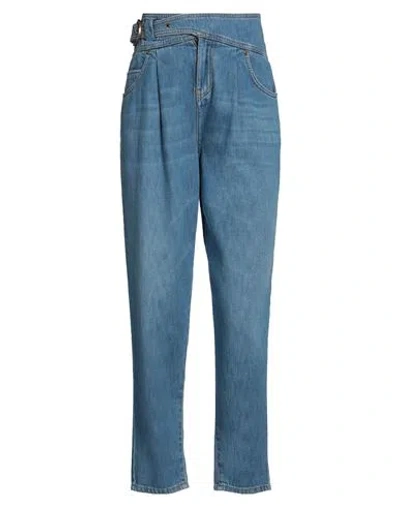 PINKO PINKO WOMAN JEANS BLUE SIZE 2 COTTON