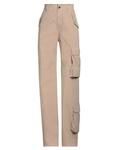 PINKO PINKO WOMAN PANTS SAND SIZE 8 COTTON