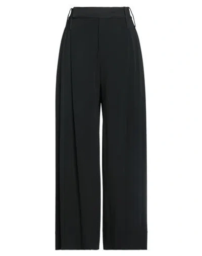 PINKO PINKO WOMAN PANTS BLACK SIZE M ACETATE, POLYAMIDE, ELASTANE, WOOL, VISCOSE