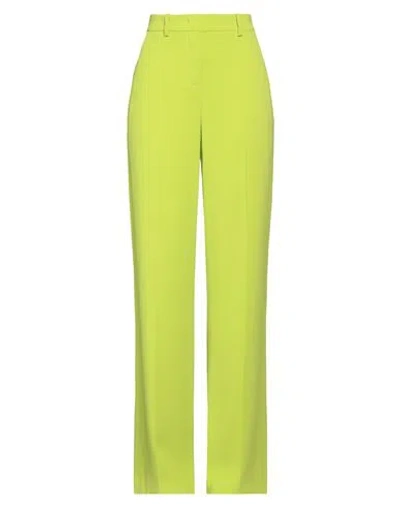 PINKO PINKO WOMAN PANTS LIME GREEN SIZE 4 POLYESTER, ELASTANE