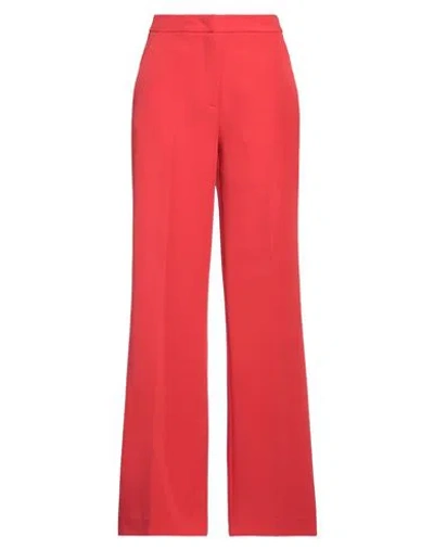 PINKO PINKO WOMAN PANTS TOMATO RED SIZE 4 POLYESTER, ELASTANE