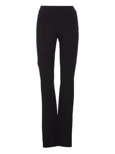 PINKO ZIP-DETAIL TROUSERS