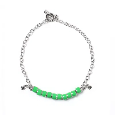 PINNOLE WOMEN'S ALL GREEN BRACELET