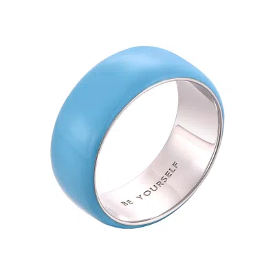 PINNOLE WOMEN'S BLUE CELESTE THICK RING