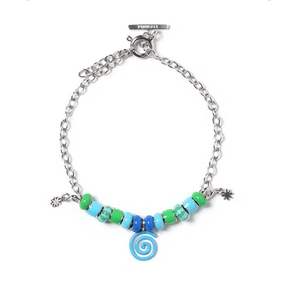 PINNOLE WOMEN'S BLUE / GREEN PANTA REI BRACELET