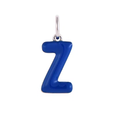 PINNOLE WOMEN'S BLUE MONOGRAM CHARM - Z