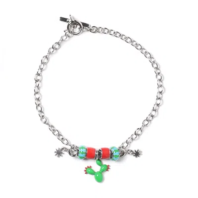 PINNOLE WOMEN'S GREEN PRICKLY CUDDLES BRACELET
