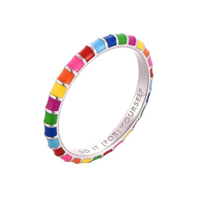 PINNOLE WOMEN'S MULTICOLOUR THIN RING