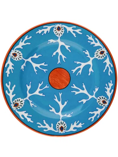 PINTO PARIS LAGON CORAL-PRINT DINNER PLATE