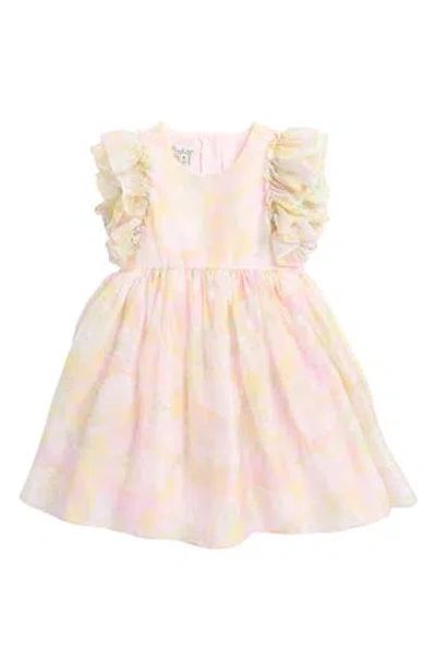 PIPPA & JULIE PIPPA & JULIE KIDS' WATERCOLOR FLORAL PRINT DRESS