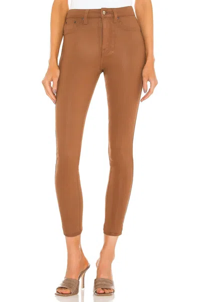PISTOLA ALINE HIGH RISE SKINNY JEANS IN COGNAC