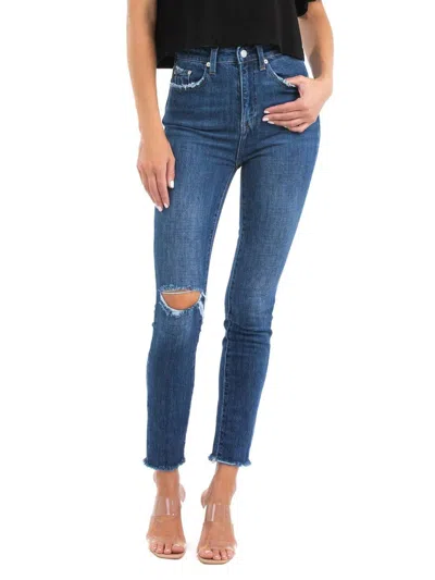 PISTOLA CARA HIGH RISE VINTAGE SKINNY JEAN IN ESSEX DISTRESSED