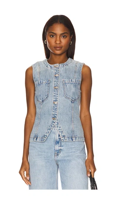 PISTOLA GIA FITTED COLLAR VEST