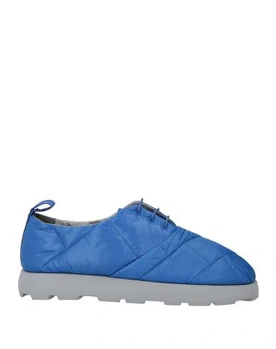 PIUMESTUDIO PIUMESTUDIO MAN SNEAKERS BLUE SIZE 12 TEXTILE FIBERS
