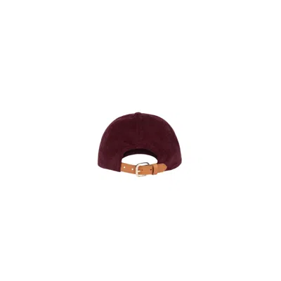 PLACE OF ELMS MEN'S RED CABERNET CAP IN CORDUROY