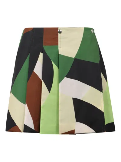 PLAN C GOCAA MINI SKIRT