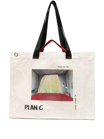 PLAN C TENDA CHE VOLA TOTE BAG