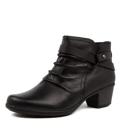 PLANET TECHNOLOGY PLANET MICHELLE BLACK LEATHER WOMENS SHOES CASUAL BOOTS ANKLE