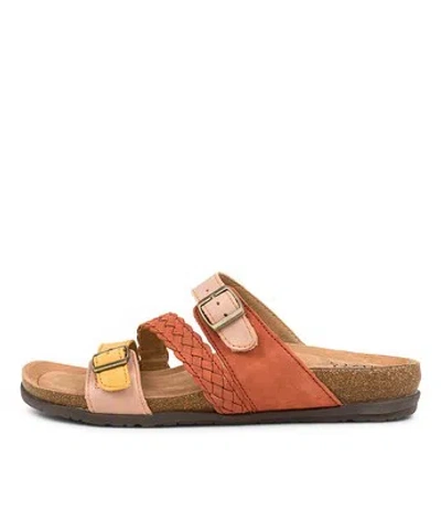 PLANET TECHNOLOGY PLANET OLEEN AMBER YELLOW MULTI WOMENS SHOES CASUAL SANDALS SANDALS FLAT