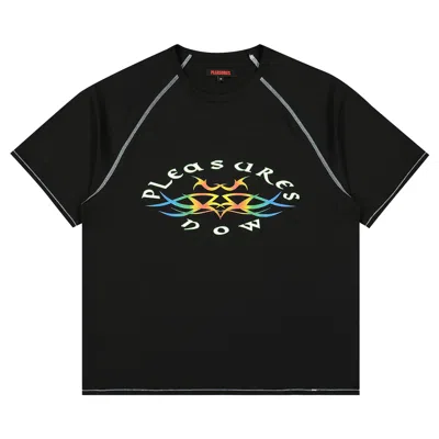 PLEASURES PLEASURES ADVENTURE RAGLAN SPORT SHIRT 'BLACK'