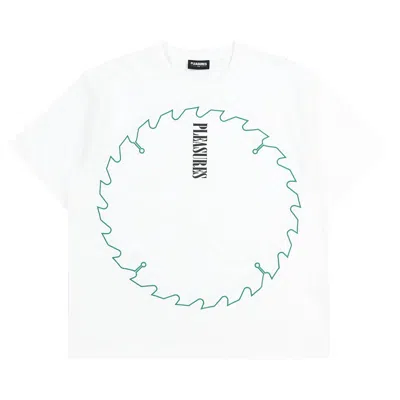 PLEASURES PLEASURES SAW HEAVYWEIGHT T-SHIRT 'WHITE'