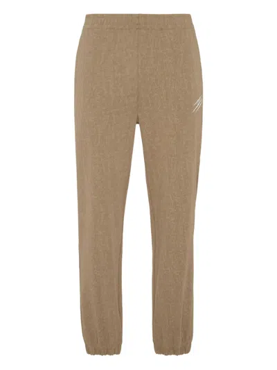 PLEIN SPORT COLD DYE LOOSE-FIT TRACK PANTS