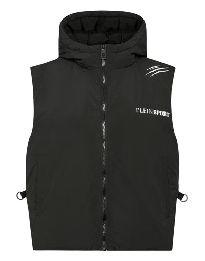 PLEIN SPORT LIGHTWEIGHT PADDED VEST SCRATCH
