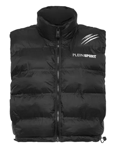 PLEIN SPORT LIGHTWEIGHT PADDED VEST SCRATCH