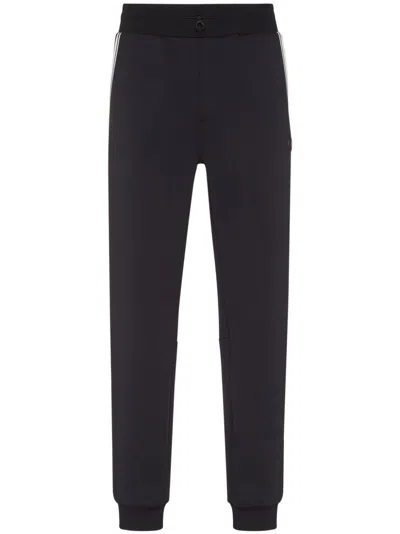 PLEIN SPORT LOGO-PRINT TRACK PANTS