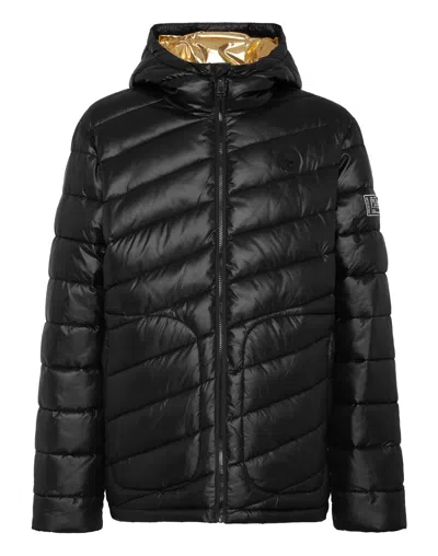PLEIN SPORT NYLON PUFFERED JACKET
