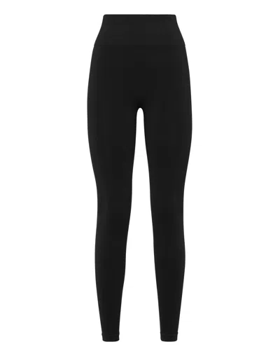 PLEIN SPORT SEAMLESS SPORT LEGGINGS LOGO