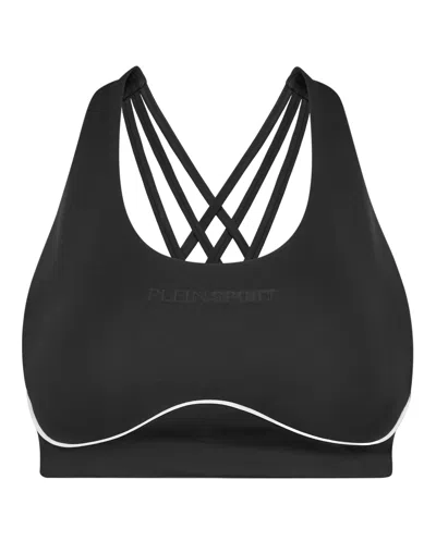 PLEIN SPORT SILKY SOFT PIPING PUSH UP BRA
