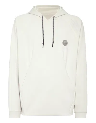 PLEIN SPORT TECHNICAL OVERSIZE HOODIE SWEATSHIRT LS