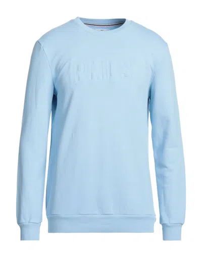 PMDS PREMIUM MOOD DENIM SUPERIOR PMDS PREMIUM MOOD DENIM SUPERIOR MAN SWEATSHIRT SKY BLUE SIZE L COTTON