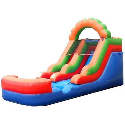 POGO BOUNCE HOUSE INFLATABLE WATER SLIDE (WITHOUT BLOWER) - 21' X 9' X 12' FOOT BACKYARD INFLATABLE SLIDE FOR SUMMER F