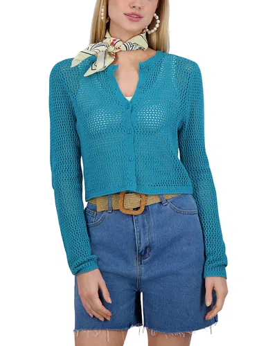 POINT WIDE KNIT CARDIGAN