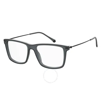POLAROID CORE POLAROID CORE DEMO SQUARE MEN'S EYEGLASSES PLD D414 0KB7 53