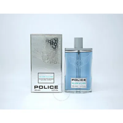 POLICE POLICE MEN'S CONTEMPORARY SILVER ALLURE EDT SPRAY 3.4 OZ FRAGRANCES 679602591010