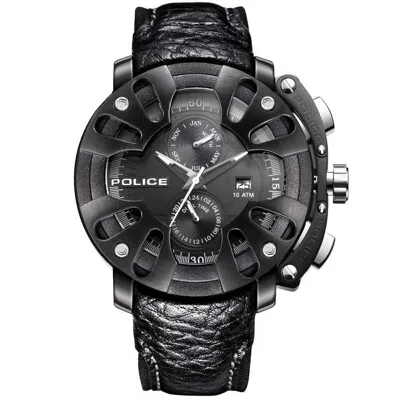 POLICE POLICE MEN'S WRISTWATCH LEATHER ANALOGUE PROTECTOR PL.13806JSB/02B