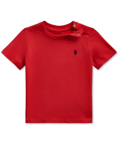 POLO RALPH LAUREN BABY BOYS COTTON CREWNECK EMBROIDERED PONY T-SHIRT