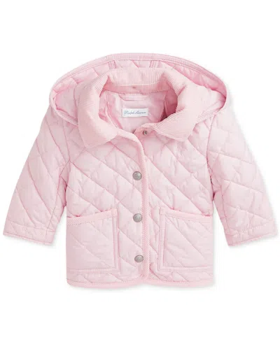 POLO RALPH LAUREN BABY GIRLS QUILTED HOODED COAT