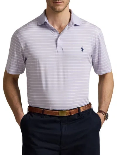 POLO RALPH LAUREN POLO RALPH LAUREN BIG & TALL STRIPED PERFORMANCE POLO SHIRT