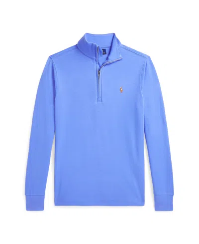 POLO RALPH LAUREN BIG BOYS INTERLOCK QUARTER-ZIP PULLOVER