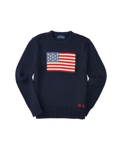 POLO RALPH LAUREN BIG BOYS THE ICONIC FLAG SWEATER
