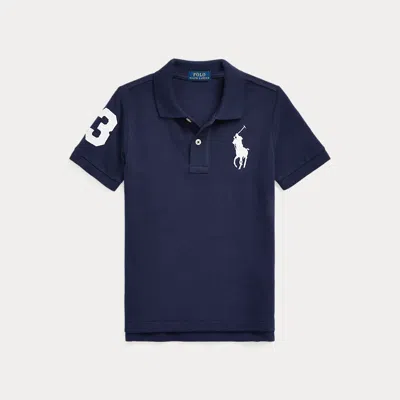 POLO RALPH LAUREN RALPH LAUREN BIG PONY COTTON MESH POLO SHIRT